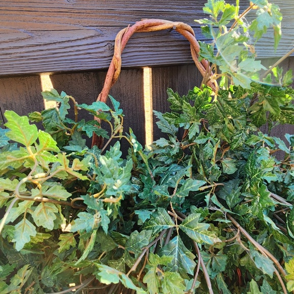 Artificial Hanging Plant On Basket - Picture 2 of 5
